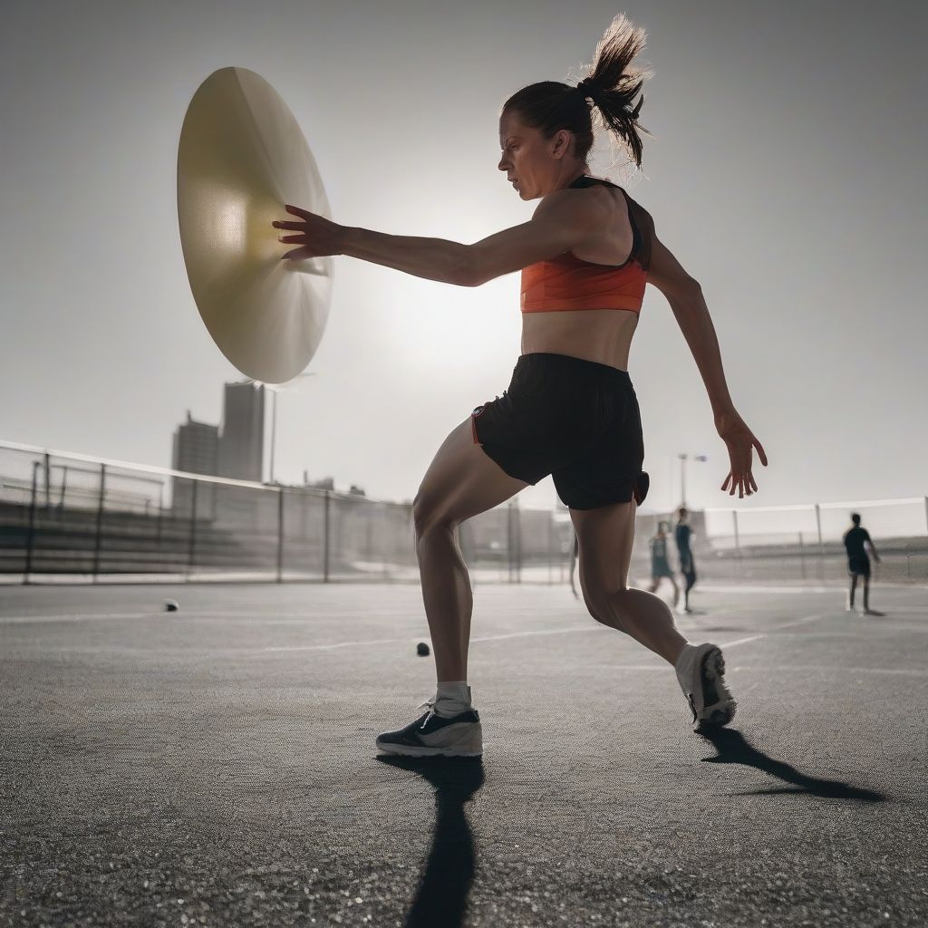 Athlete Doing Cone Drills